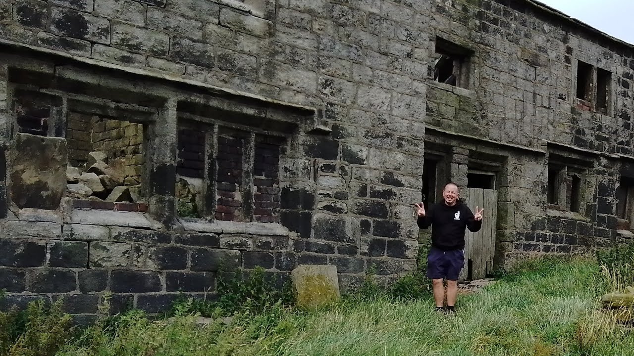 The Ruins of Cruttenstall and Thorps Farm. Erringden Moor. Hebden Bridge
