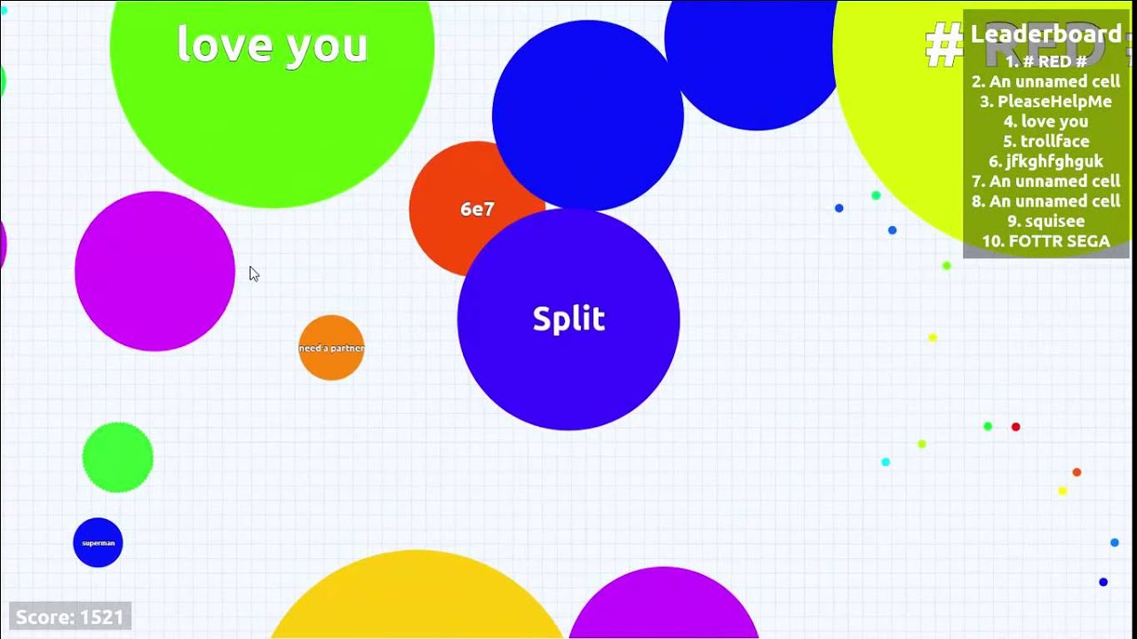Agar.io The sniper