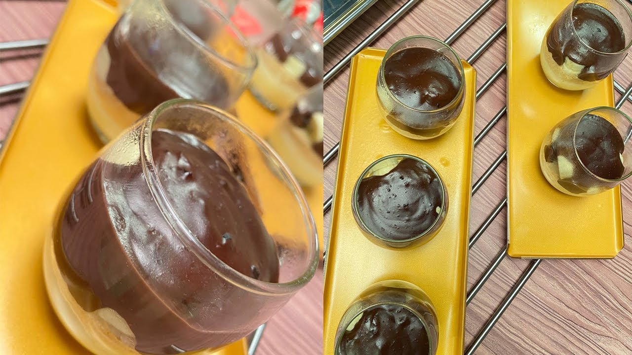 طريقة عمل كاسات البودينج بالبسكويت | المطعم مع الشيف محمد حامد