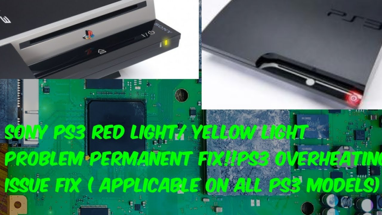 Sony PS3 Yellow Light of Death(YLOD)100% Fix Official Tutorial, How to Fix PS3 Red Light Problem...