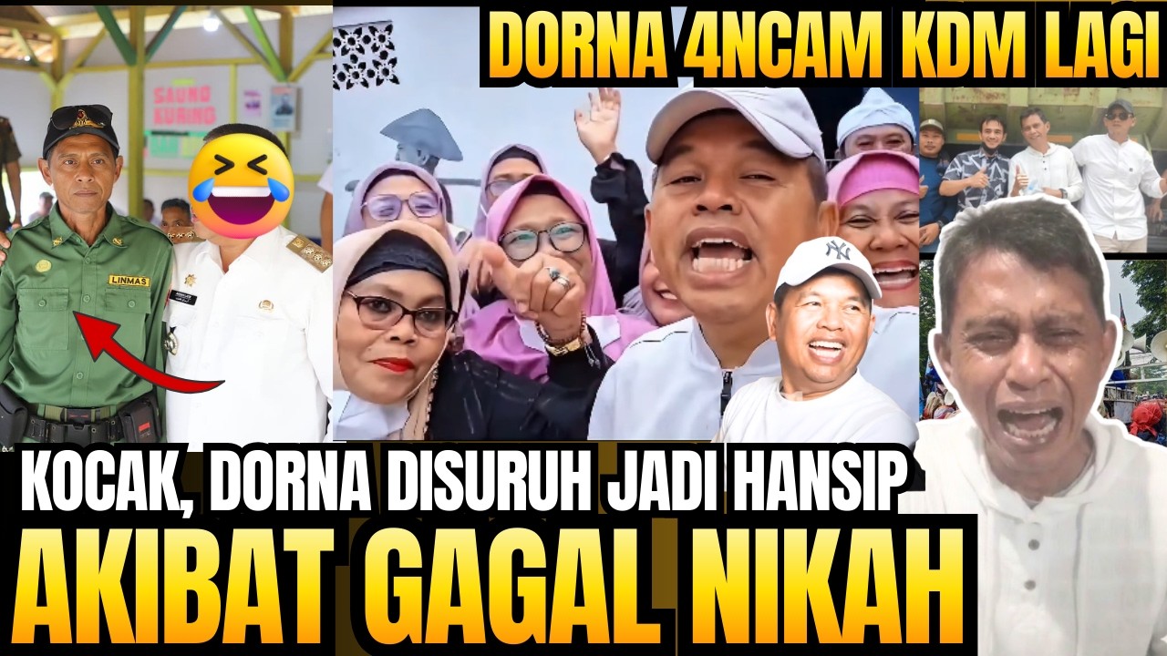 Kocak 🤣 4ncam demo DEDI MULYADI jilid 2, warga ramai2 minta Dodi Permana jadi Hansip aja, cocok gak?