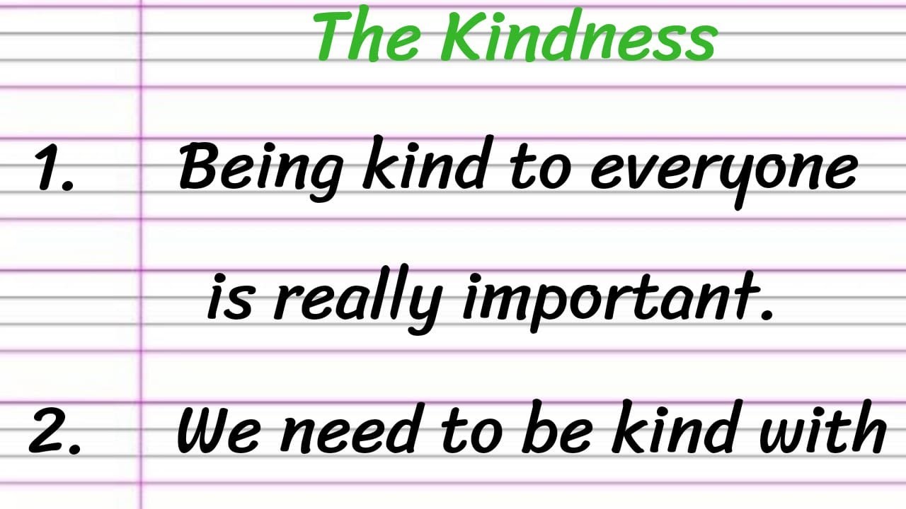 Kindness Essay in English 10 Lines || Short Essay on Kindness