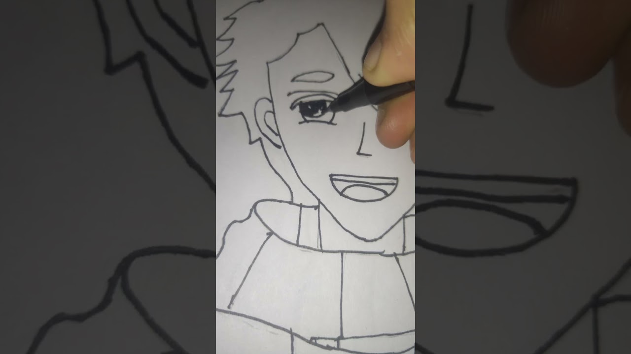 Cute anime drawing of boy☺️😍🥰🤩💖😚🤩