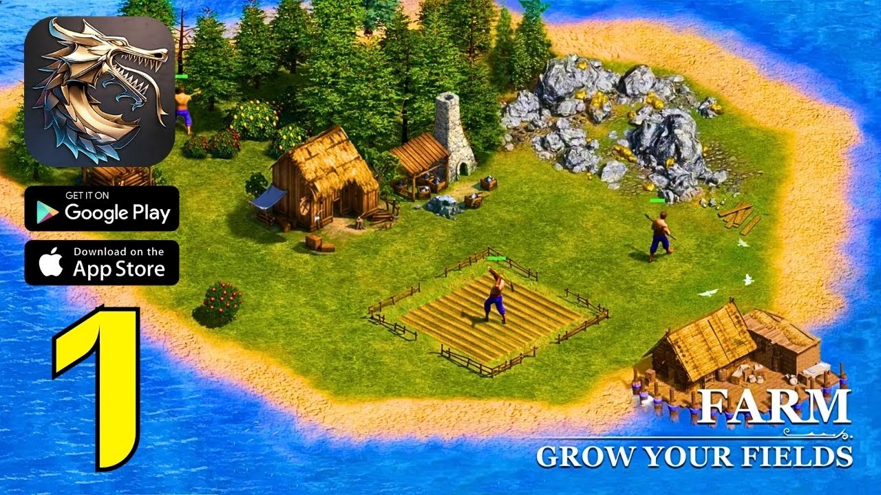 Rise of Castles: Ice and Fire. Прохождение игры. Часть 1 — Первый взгляд и Лёд или Пламя? (iOS, A...