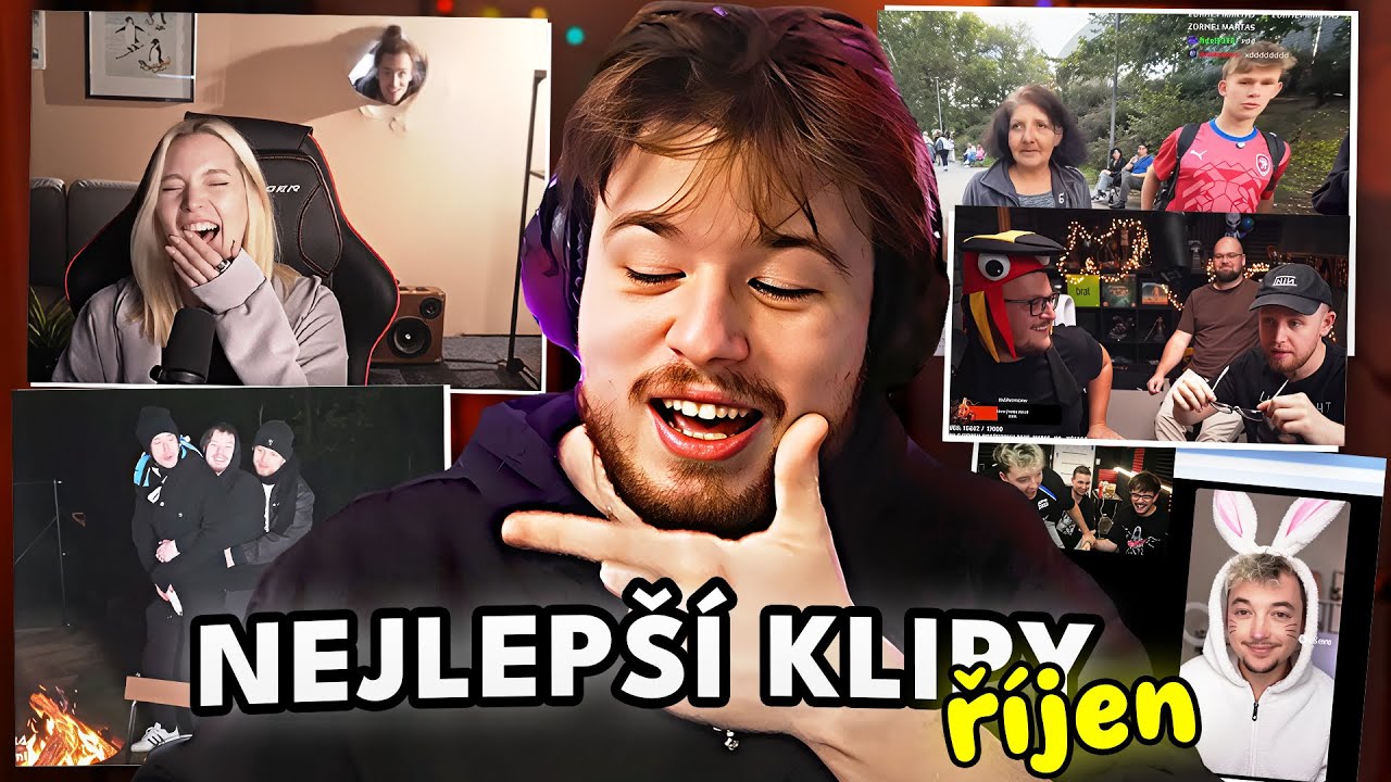 Ty Nejlepší Klipy z CZ/SK Twitche za Říjen