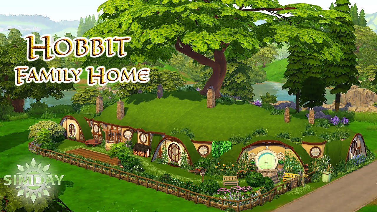 Detailed Hobbit Family House | The Sims 4 Stop Motion Speed Build