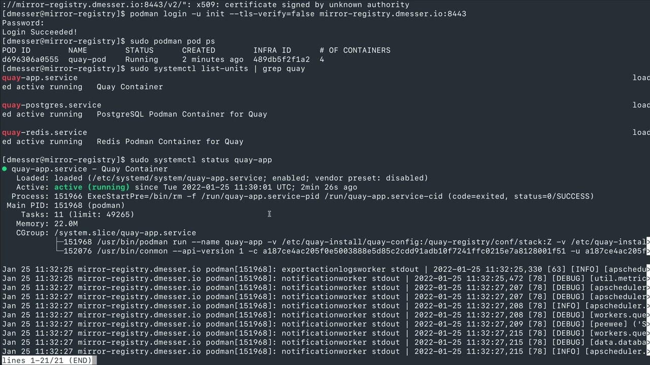 Mirror Registry for Red Hat OpenShift