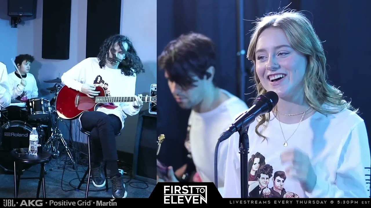 First To Eleven- Sweet But Psycho- Ava Max Acoustic Cover (livestream)