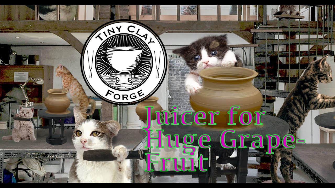Pottery 101: Juicer For Incredibly Large Grapefruit, Throwing a Double Walled Cylinder