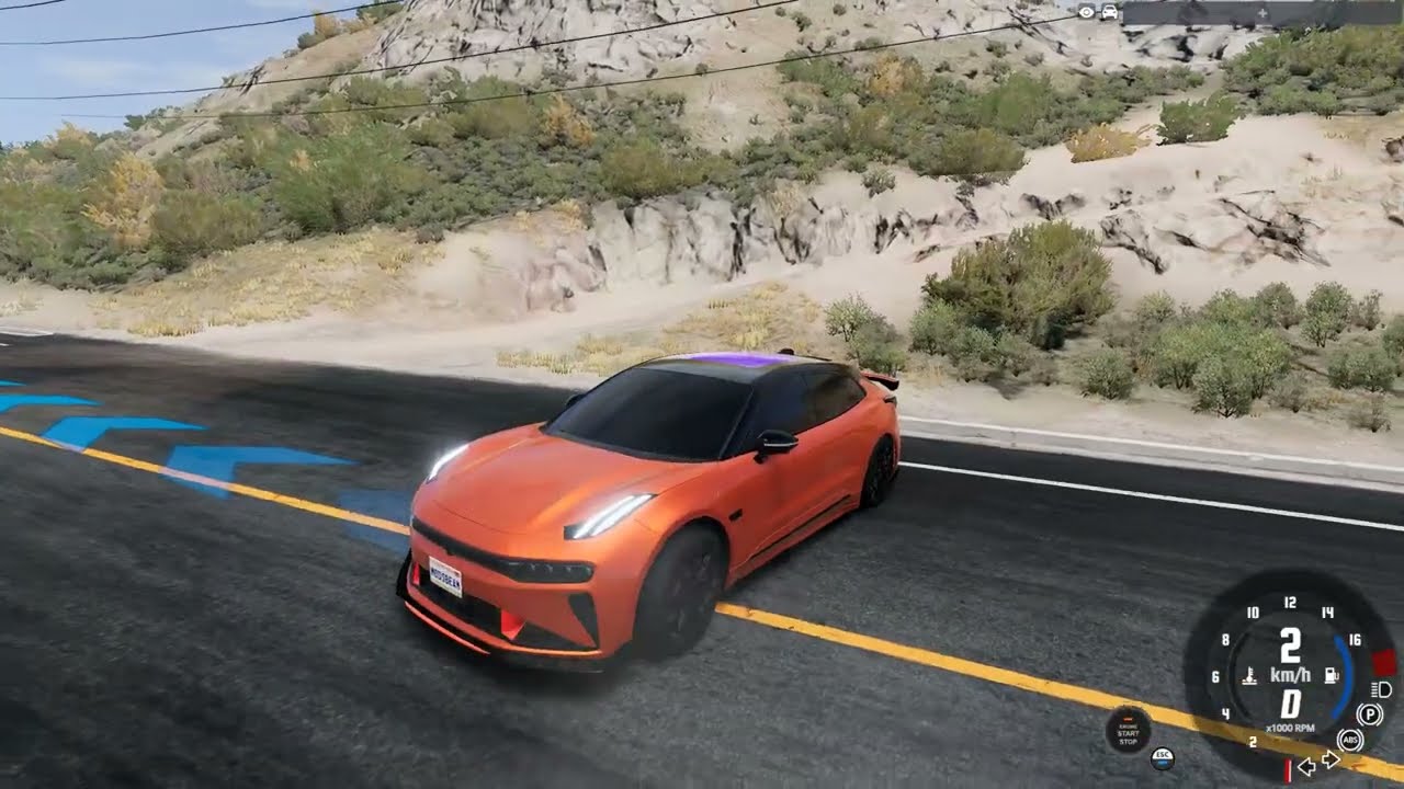 ZEEKR with a Steering Wheel | BeamNG.drive