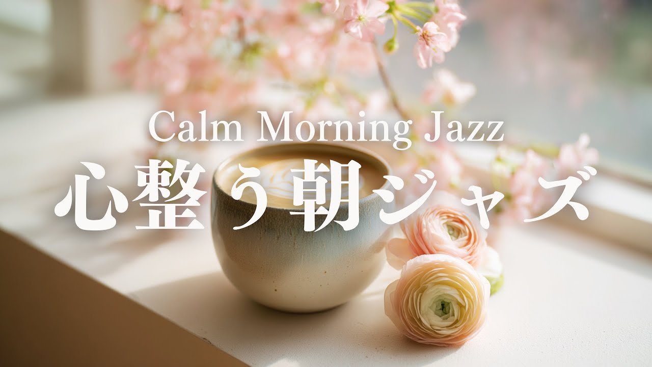 【整える朝BGM】静かに始めるピアノジャズ｜朝カフェBGM・春の朝に合うやさしい音楽｜Calm Morning Jazz