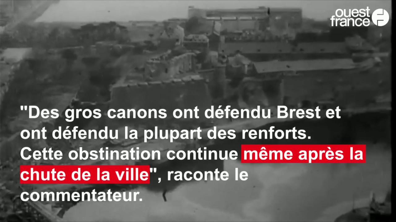 Brest, détruite en 1944 : des images inédites impressionnantes