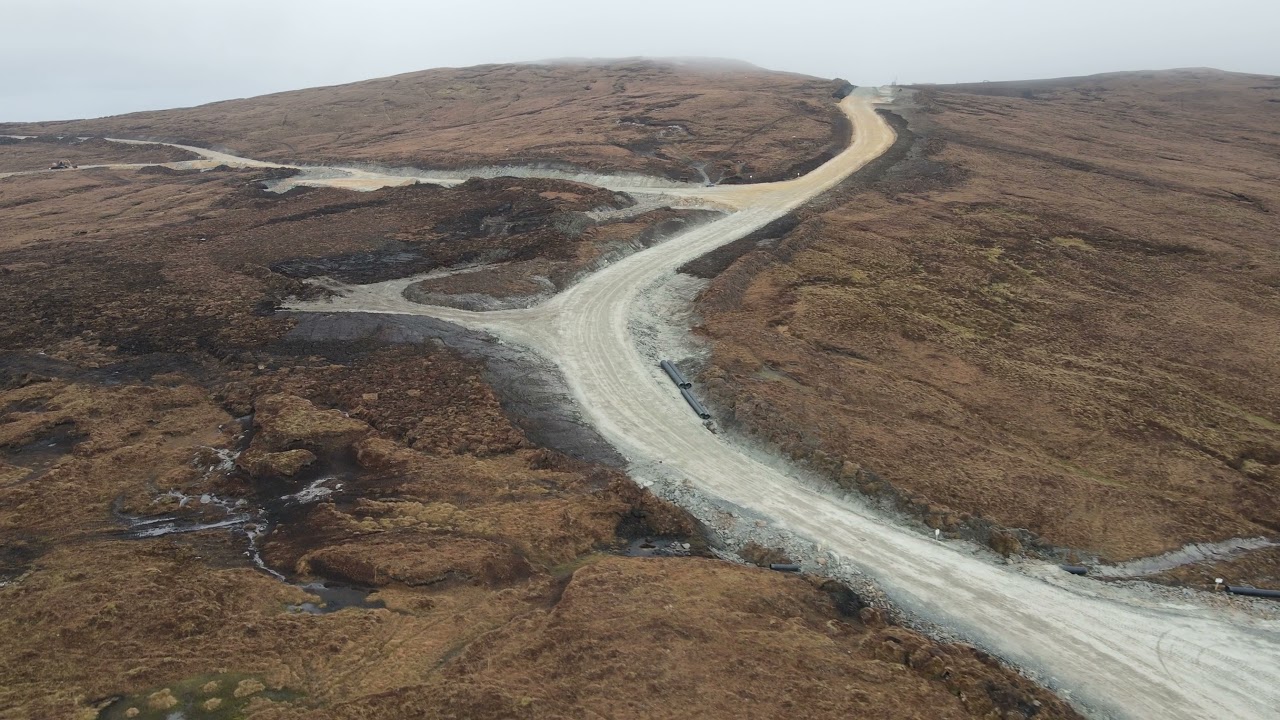 Viking Energy wind farm, Scallafield, Shetland, 24/04/2021
