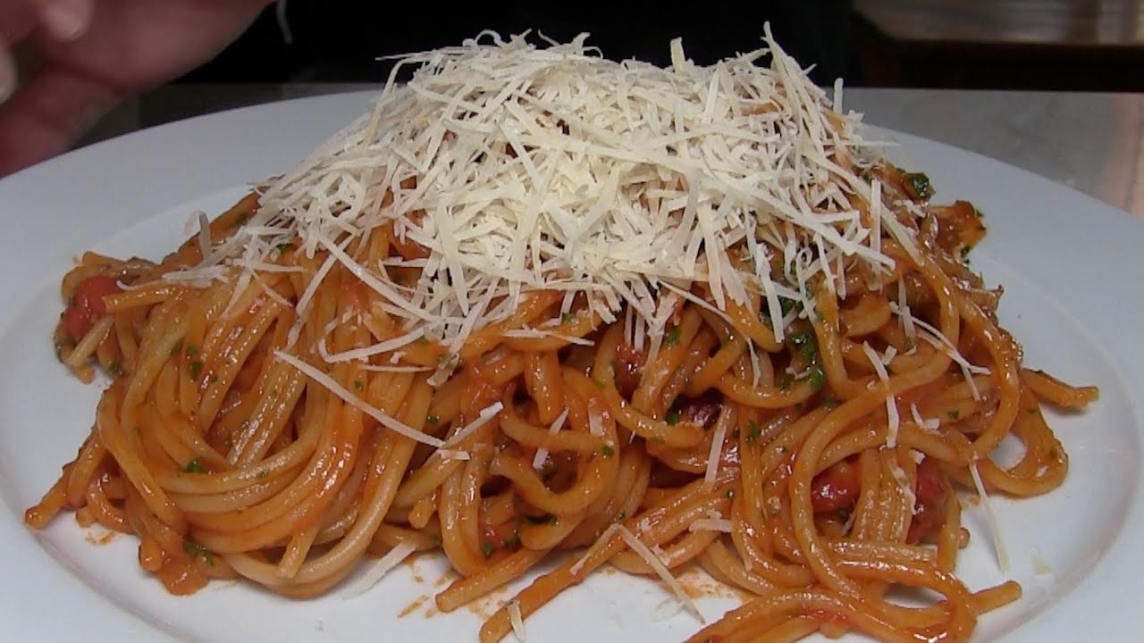 Espagueti a la Diabla, receta original