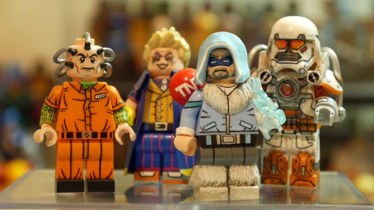 CUSTOM LEGO FLASH VILLAINS Part 1: The Thinker, Captain Cold, Trickster & Heatwave