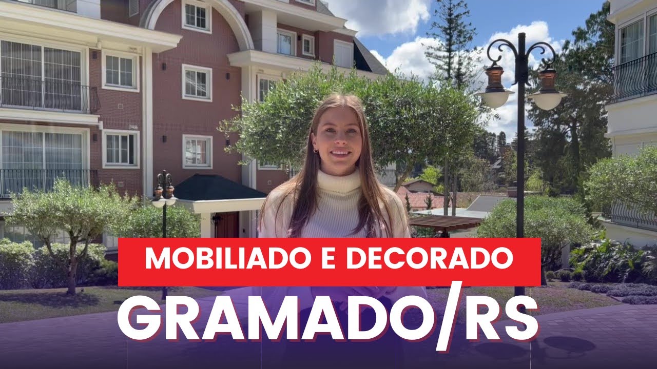 Apartamento MOBILIADO e DECORADO em GRAMADO/RS 🍀🤩