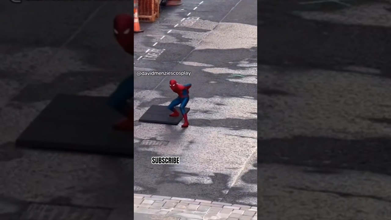Spider-Man: Brand New Day Shooting set leak | Watch till END #spidermanbrandnewday