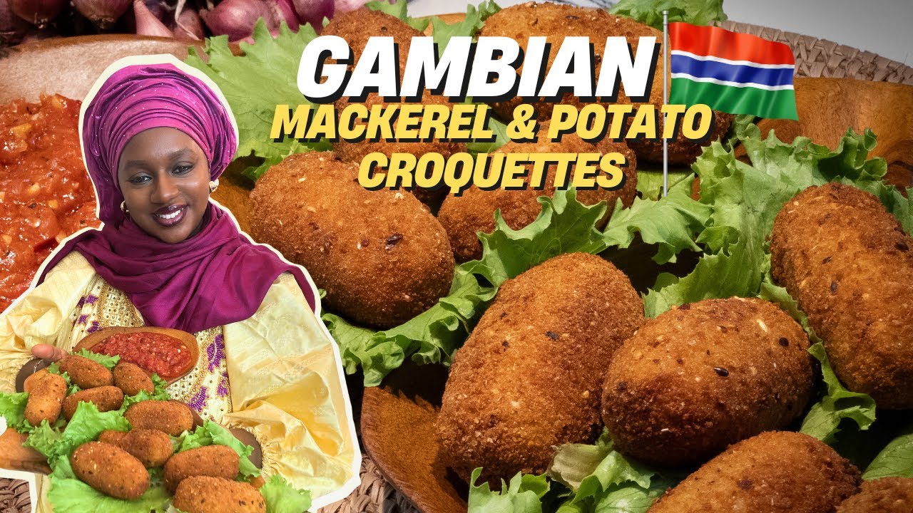 Crispy Gambian Fish Croquettes 🇬🇲 | Step-by-Step Recipe