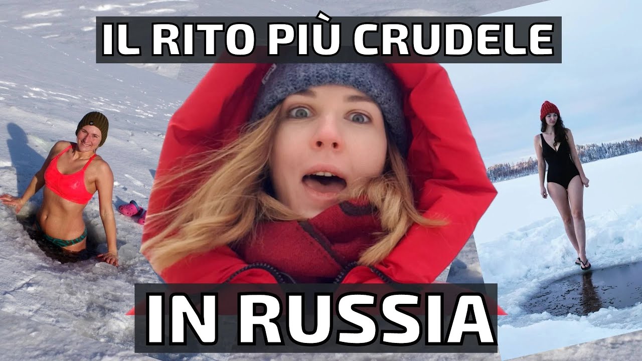 Bagnarsi nel -50. Il rito più spaventoso in Russia.