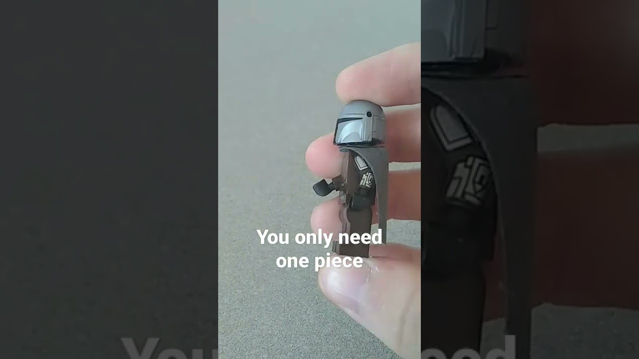 How to make a better Dark Saber for the Mandalorian from Lego Starwars