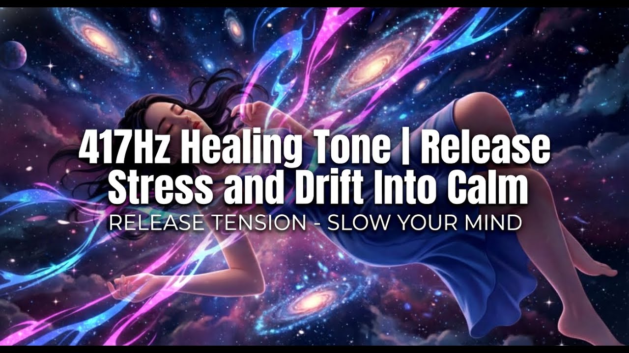 417Hz Healing Tone Release Stress and Drift Into Calm