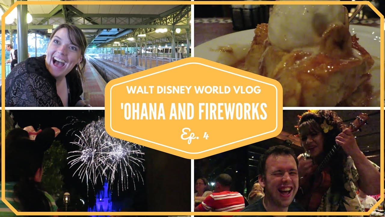 Walt Disney World Vacation April 2015 | Dinner at Disney's 'Ohana restaurant | Episode 4