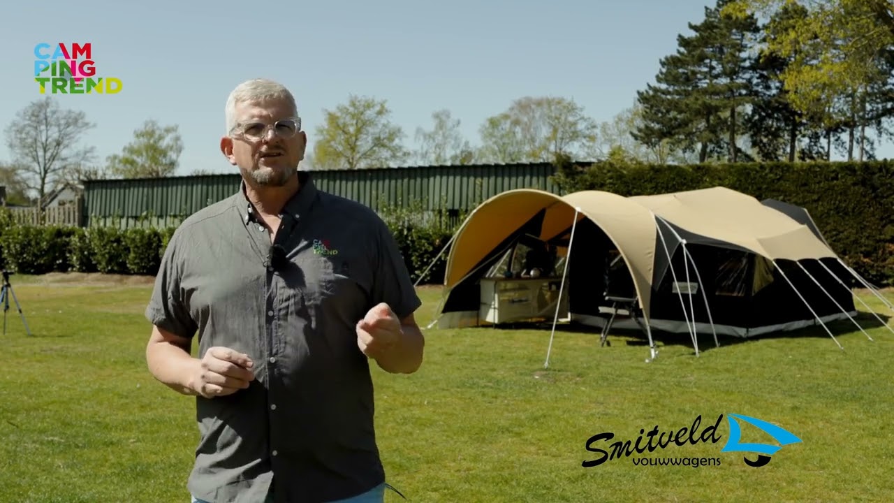 Smitveld Tourist vouwwagen bij Campingtrend | Review van een gezinsvouwwagen