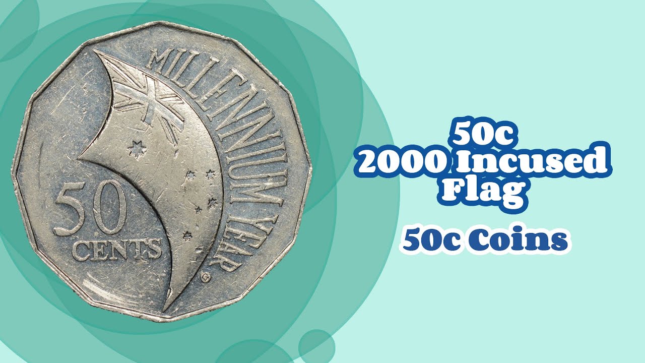 50c 2000 Incused Flag (50c Coins)