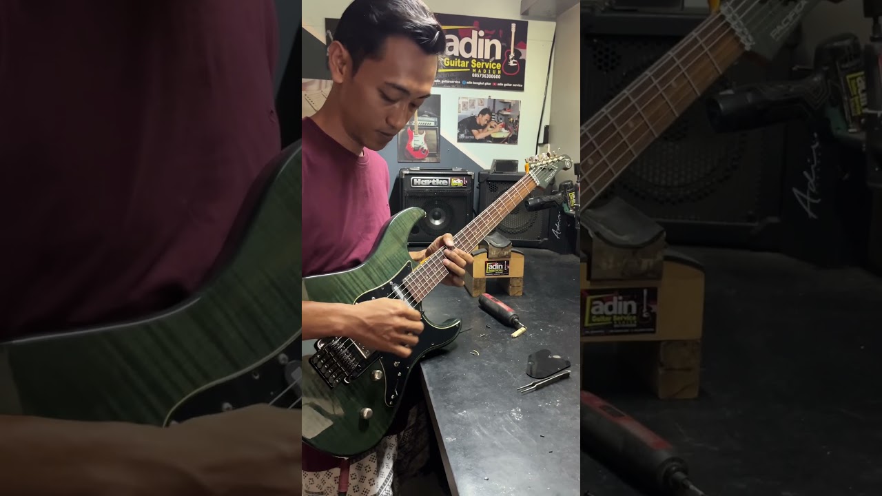 Pacifica 612 upgrade tremolo and sustain pickup #adinguitarservice #yamahapacifica