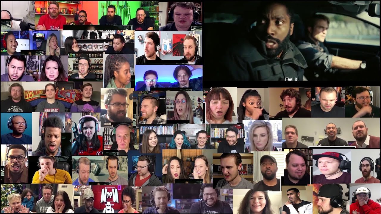 Tenet Trailer Reaction Mashup