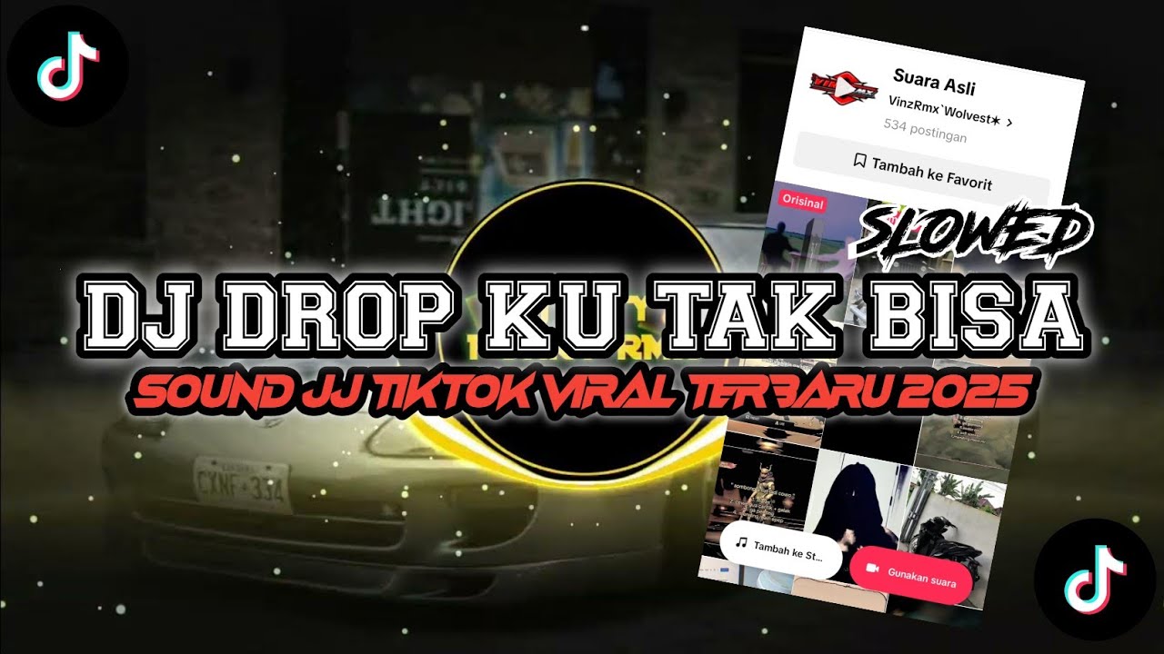 DJ DROP KU TAK BISA SLOWED MENGKANE [BY Haikal RMX X DJ NANSUYA] SOUND JJ TIKTOK VIRAL TERBARU 2025 