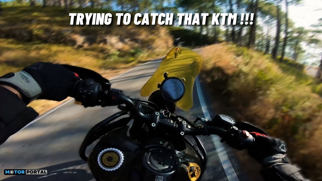 Royal Enfield Himalayan 450 Pure Sound | Trying To Catch The KTM 390 Adventure | Its Quick !!!