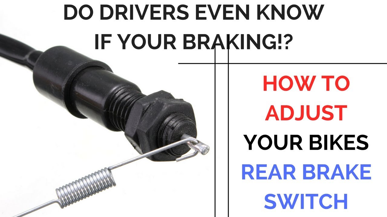 Motorcycle Brake Light Adjustment