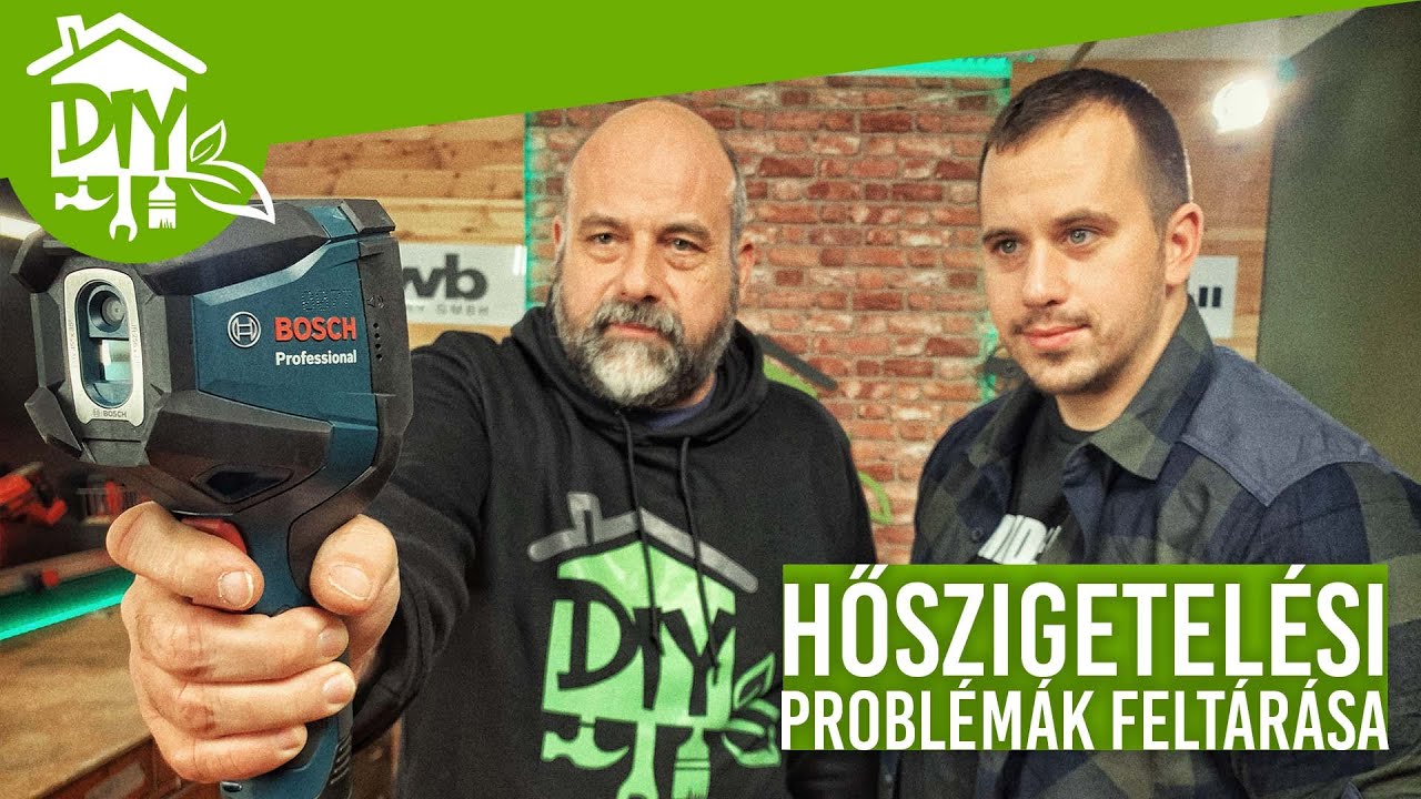 Hőszigetelési problémák feltárása hőkamerával! | Green Cottage DIY