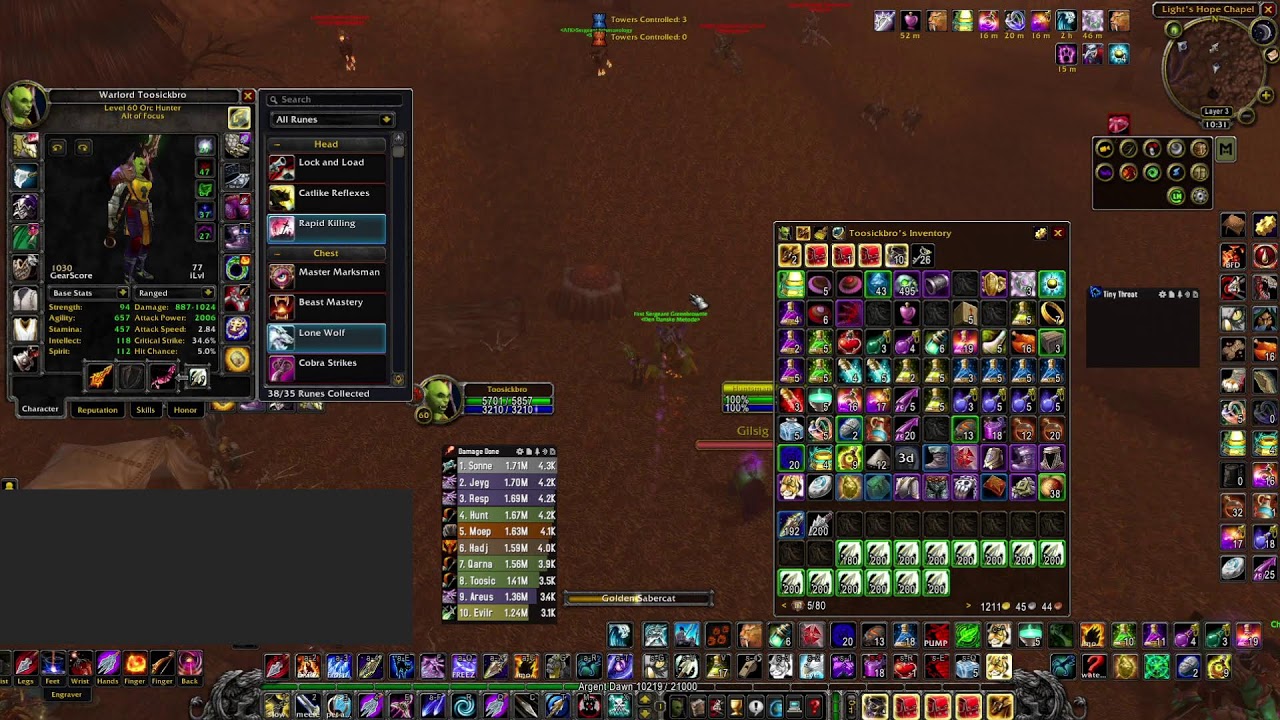 Naxxramas SoD Marksman Hunter WoW Classic