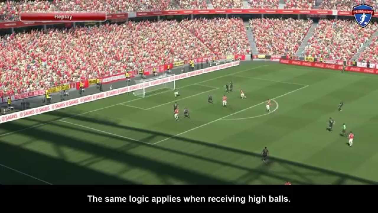 PES How to receive and trap the ball well