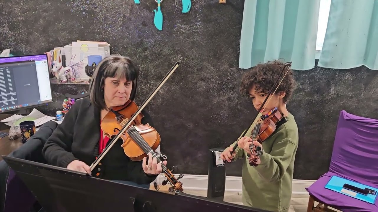 Cotton Eyed Joe duet with Oliver! Learned in a week, this kid warms my heart! 