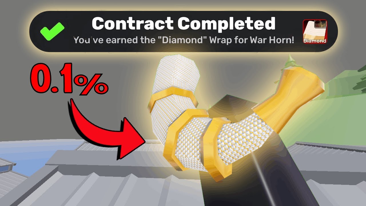 Unlocking the Diamond War Horn (0.1%)