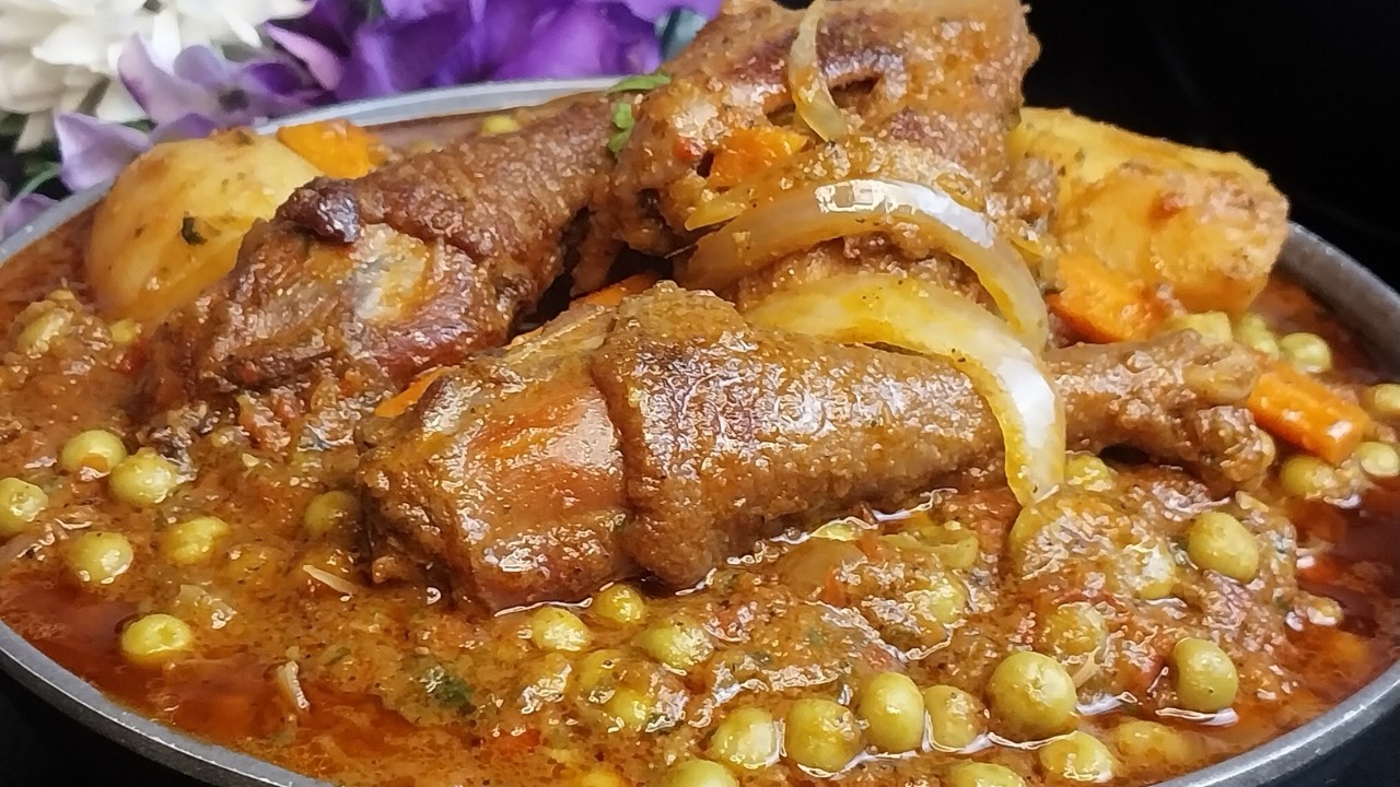 Poulet fermier aux petits pois, délicieux diner !
