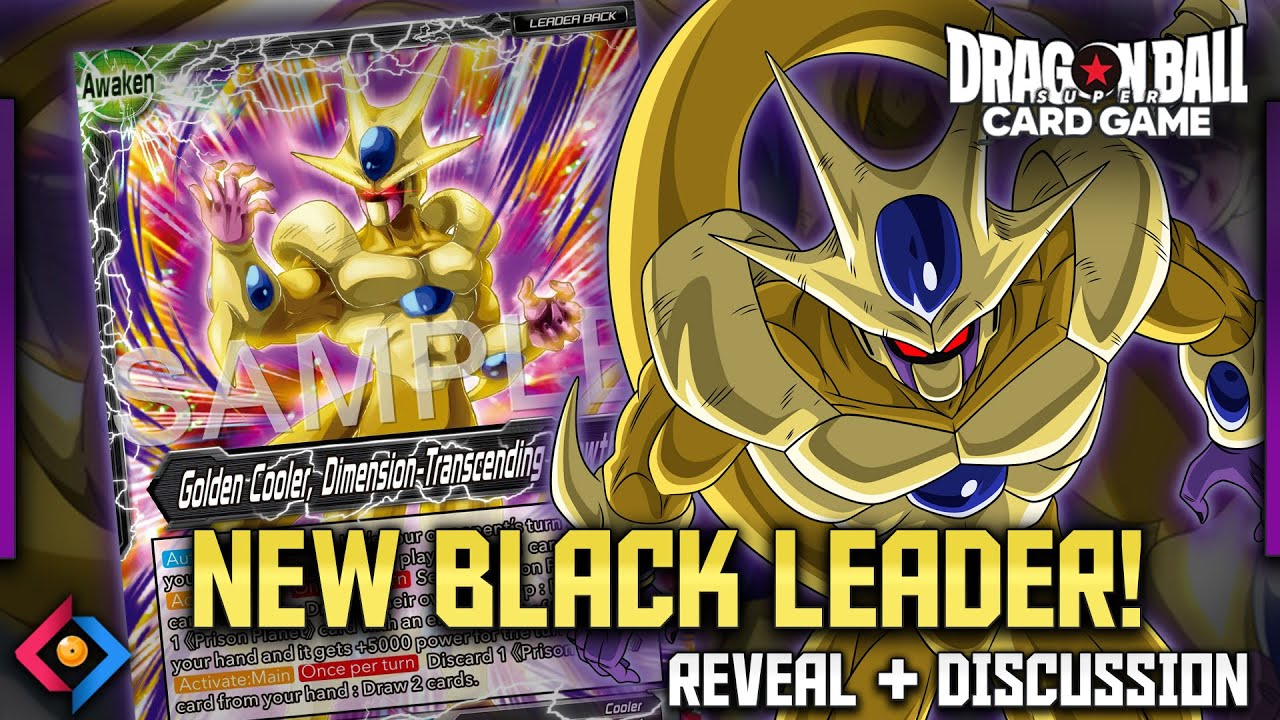 Finally a new Black Non-Saiyan Leader! Rejoice! | Prison Planet Cooler Reveal | DBS Masters TCG