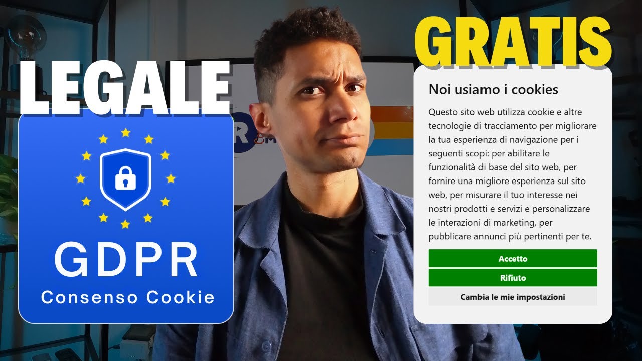 Come Creare un COOKIE BANNER Legale e Gratuito in 2 Minuti (Tutorial Semplice e Conforme al GDPR)
