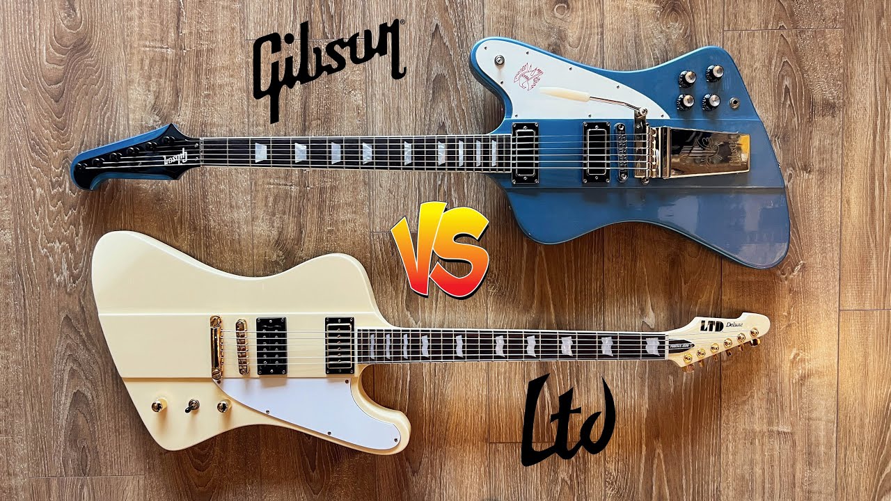 LTD Phoenix-1000 Deluxe and Gibson Firebird High Performance - These two birds are not the same
