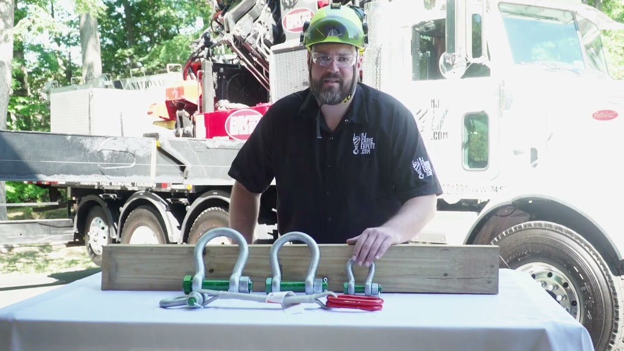 NJ Crane Expert Green Pin Shackle