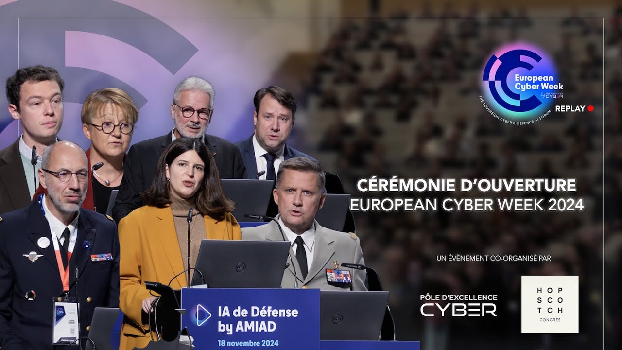 Revivez la cérémonie d’ouverture de l’European Cyber Week 2024 !