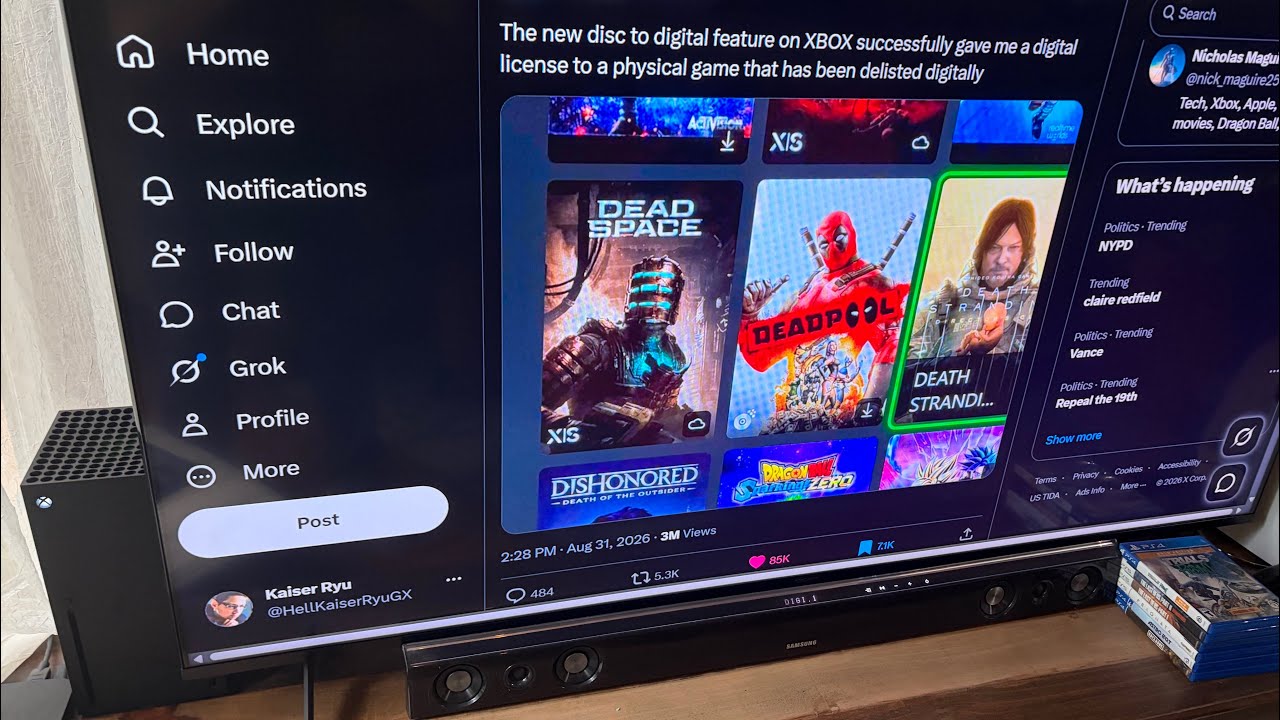 Новое обновление Xbox для перехода с дисков на &laquo;цифру&raquo; &mdash; ПРОСТО КЛАСС!