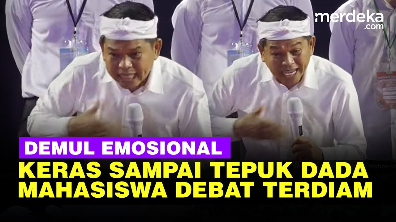 Momen Emosional Dedi Mulyadi Singgung Pengkhianatan Sampai Tepuk Dada! Mahasiswa Debat Terdiam