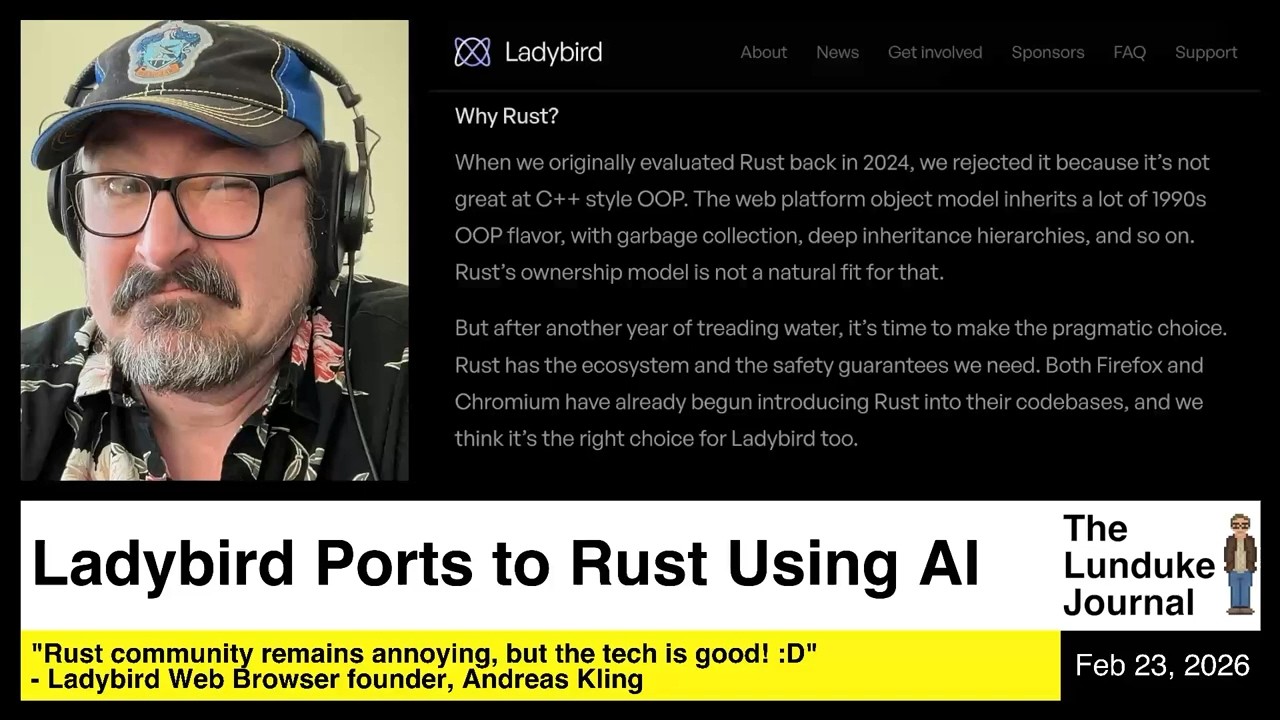 Ladybird Ports to Rust Using AI