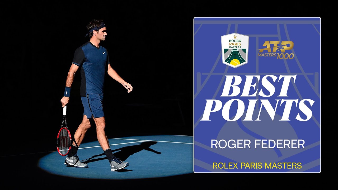 Roger Federer most ELECTRIFYING points | Rolex Paris Masters