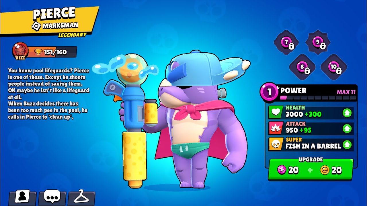 Road to Power 1 Pierce 1000 Trophies - Part 1 - Brawl Stars