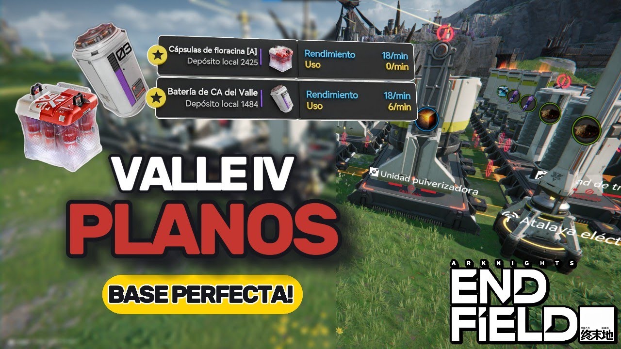 PLANO PARA VALLEY IV AL MÁXIMO - BATERIAS / MEDICINA MORADA  | ARKNIGHTS ENDFIELD